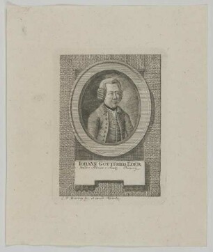 Bildnis des Iohann Gottfried Eder