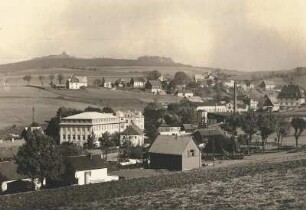 Seiffen : Ortsteilansicht von Westen, im Hintergrund der Schwartenberg