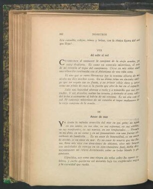 VIII. Al salir el sol