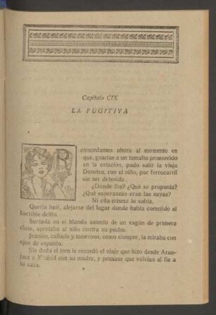 Capítulo CIX - La fugitiva