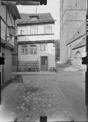 Quedlinburg, Kramerstraße 11. Wohnhaus (um 1660). Straßenfront