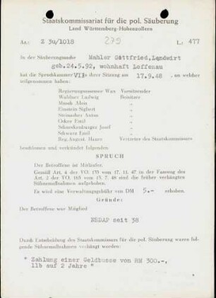 Mahler, Gottfried