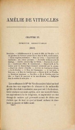 Amélie de Vitrolles sa vie et sa correspondance, 2