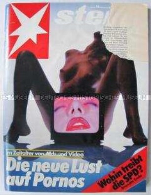 Illustrierte "stern" u.a. zum Rücktritt von Willy Brandt als Vorsitzender der SED ("Das traurige Ende eines großen Mannes")