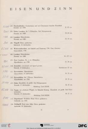 Eisen und Zinn (Nr. 103-124)