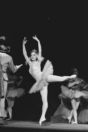 Szenenbilder einer Aufführung des Kirow-Balletts. Gastspiel des Mariinski-Theaters Leningrad in Berlin, 01.10.1962