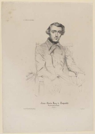 Bildnis des Alexis Charles Henry de Tocqueville