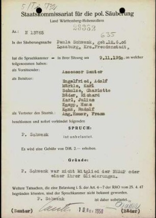 Schwenk, Paula
