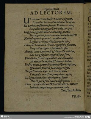 Epigramma Ad Lectorem