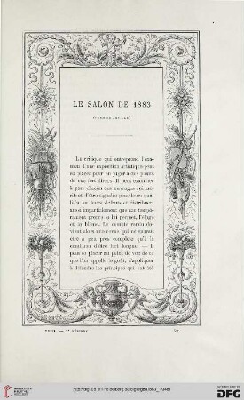 2. Pér. 27.1883: Le Salon de 1883, 1