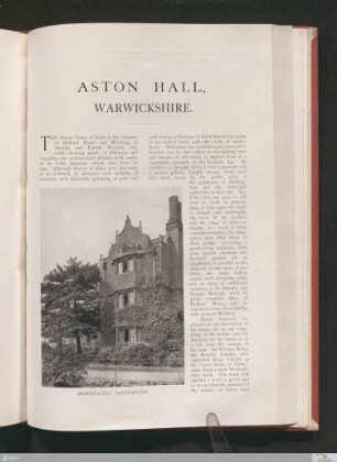 Aston Hall, Warwickshire