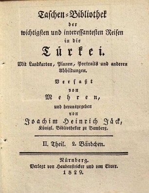 Taschen-Bibliothek der wichtigsten und interessantesten Reisen in die Türkei, 2,2