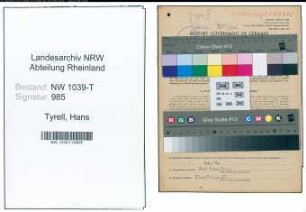 Entnazifizierung Hans Tyrell , geb. 27.05.1908 (Landwirt)
