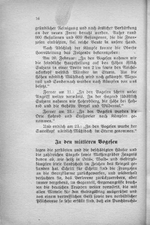 In den mittleren Vogesen.
