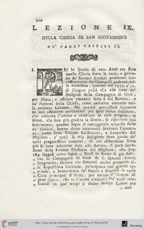 Lezione IX.