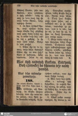 Wot tych nadnych skutkow, skotrymiż Boh cżlowekej do schtanta teje nady pomha