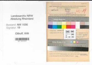Entnazifizierung Willi Olthoff , geb. 09.04.1902 (Angestellter)