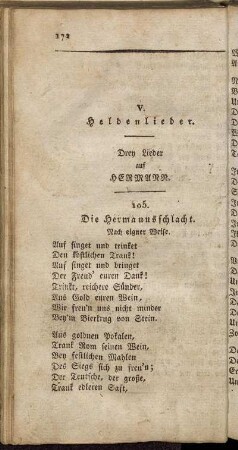 V. Heldenlieder.