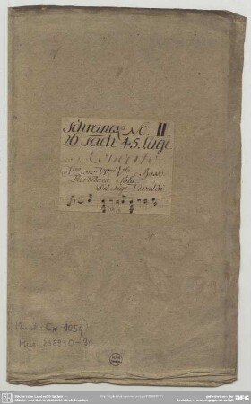Concertos - Mus.2389-O-91 : vl, strings, bc - E|b; RV 262