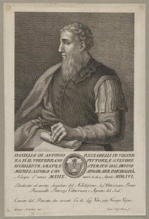 Bildnis des Daniello Di Antonio Ricciarelli di Volterra