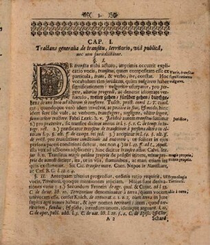 Dissertatio inauguralis iuridica de transitu innoxio et noxio per alienum territorium