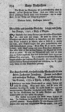 Der Hypochondrist. 2.verb.Aufl. T.1.2.
