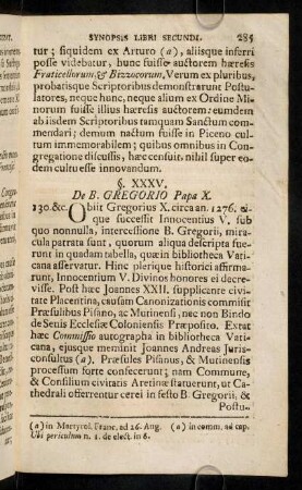 285-295, § XXXV - XLVII