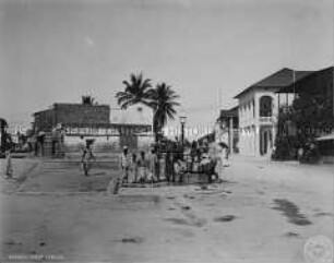 Die Araber- und Inder-Straße in Dar-es-Salaam
