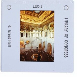 Washington, Library of Congress, Thomas Jefferson Building : Große Halle