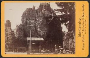 Nonnenfelsen im Zittauer Gebirge : Nonnenfelsen im Zittauer Gebirge. Visitfoto