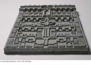 Stuttgart und seine Entwicklungsachsen - Idealmodell 2 (Maquette de la ville ideale)