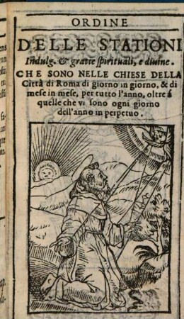 Tutte l'Indulgenze Concesse alli Confrati ... del Cordone S. Francesco