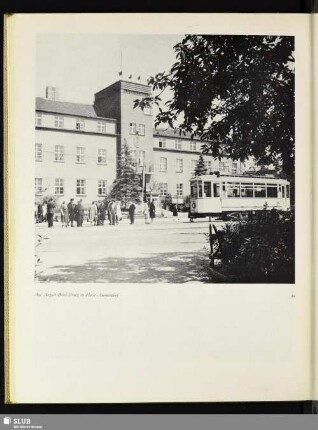 Am August-Bebel-Platz in Halle-Ammendorf