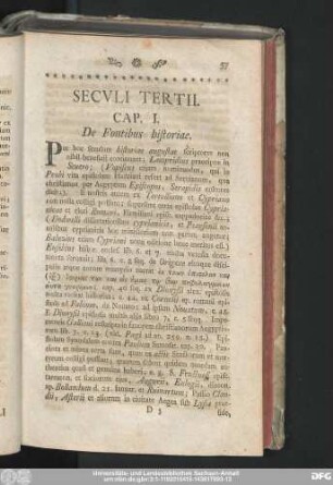 Seculi Tertii.