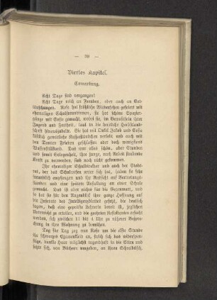 Viertes Kapitel. Erwartung.