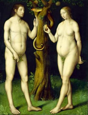Adam und Eva unter dem Baum der Erkenntnis