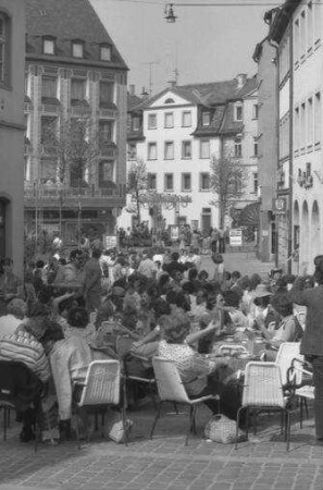 Bamberg: Fußgängerzone am Obstmarkt