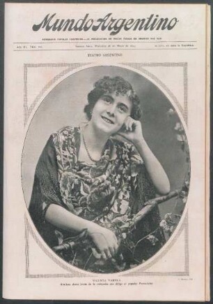 Teatro argentino [Fotografía] : Vicenta Varela