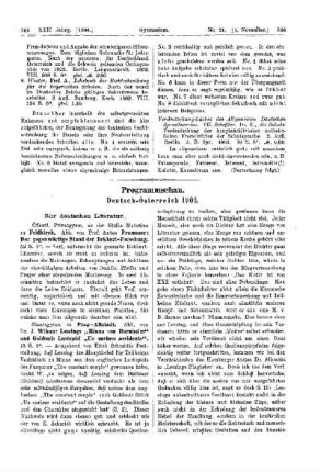 Programmschau : Deutsch-Österreich 1903