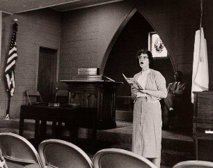 Methodistischer Gottesdienst im ländlichen Arizona