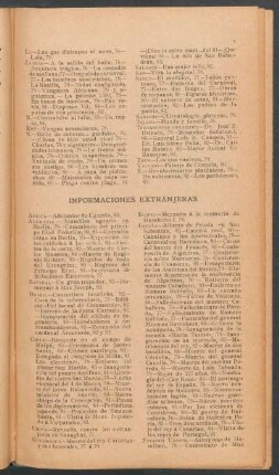 Informaciones extranjeras