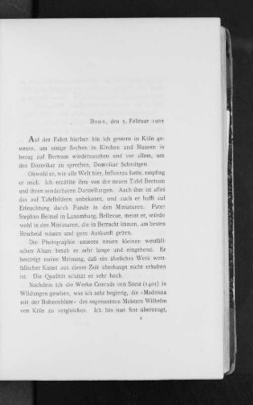 Bonn, den 5. Februar 1905