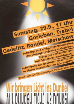 Licht ins Dunkel