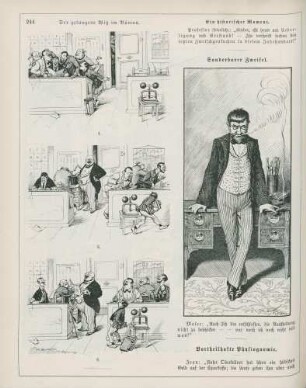 "Der gelungene Witz im Büreau" "Sonderbarer Zweifel"
