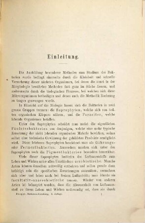 Die Methoden der Bakterien-Forschung
