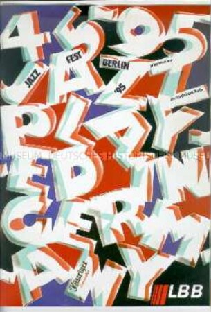 Programmheft zum Jazzfestival in Berlin 1995