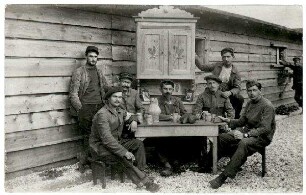 Postkarten aus dem Kriegsgefangenenlager Puchheim: o.Nr.: Möbeltischler