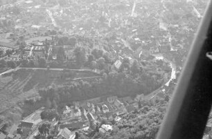 Bensheim-Auerbach: Ortsbild, von Nordosten [mit Bergkirche]