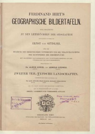 Teil 2: Typische Landschaften