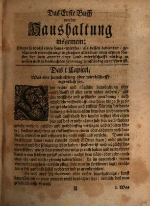 Neu-verbesserter Colerus, oder neues Land- und Hauß-Wirthschafts-Buch : worinnen alles, was ein Haußwirth und Landmann in seiner Haußhaltung, bey dem Ackerbau, bey der Vieh- und Bienen-Zucht, bey Fischereyen, in Gärten und Weinbergen, und was dem anhängig, zu wissen von nöthen hat, umständlich und gründlich enthalten ist
